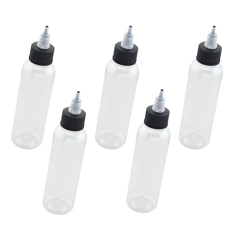manufacture Glue sauce salad twist off eye dropper bottles plastic 30ml 60ml pointed tip bottle tattoo ink bottles
