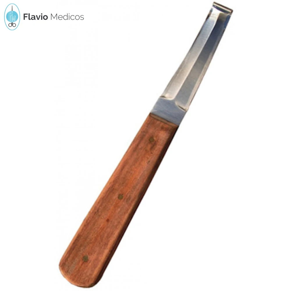 Equine Cattle Goat Right handed Horse Care Farrier Tool Hoof Knife Cattle Wood Handle Grooming Loop Veterinary Instruments