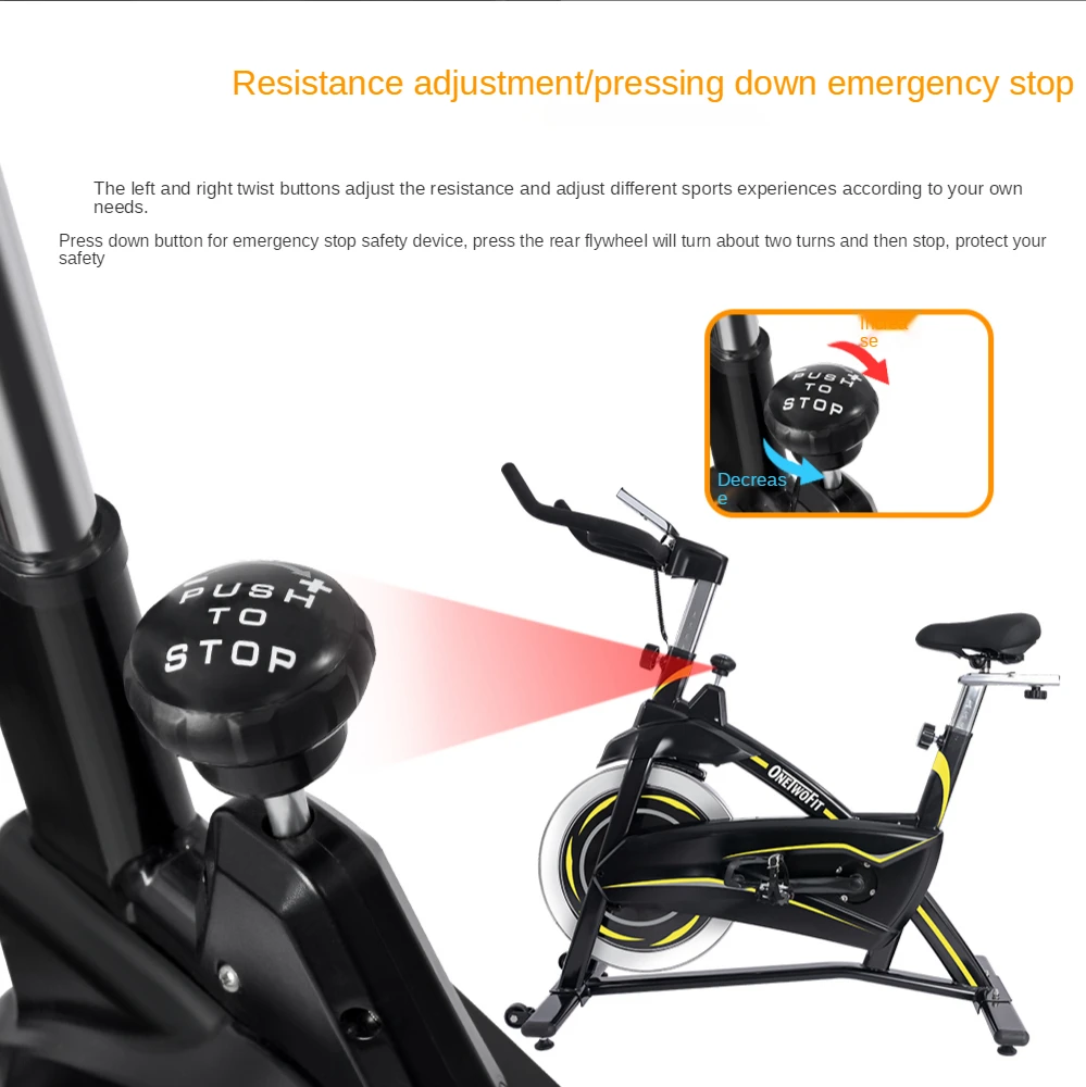 
OneTwoFit Estatica Plegable Para Bicicleta De Spinning Profesional China Custom Indoor Exercise Bike 