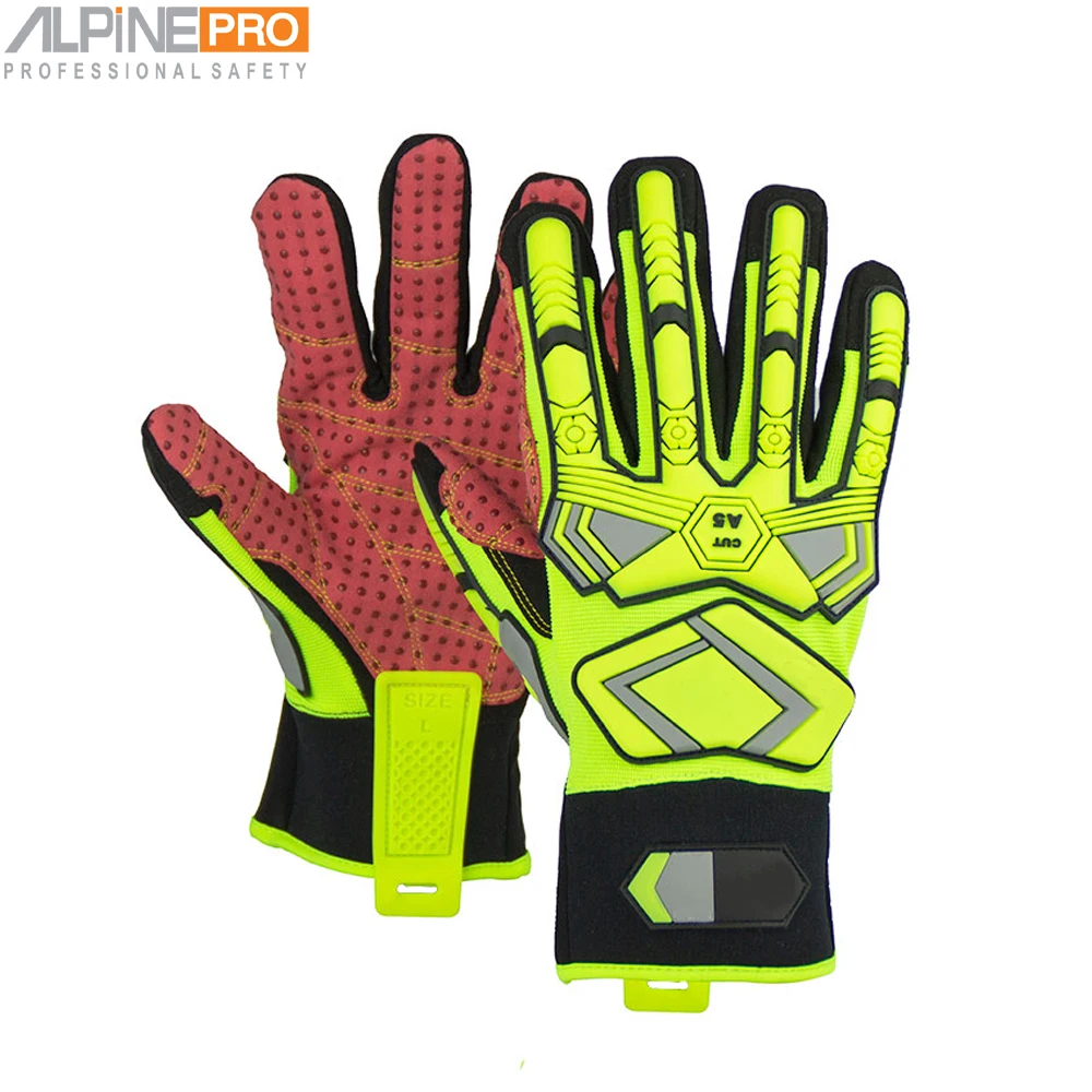 Высокоэффективные рабочие перчатки для защиты от ударов из термопластичной резины строительства нефтяных месторождений защитные