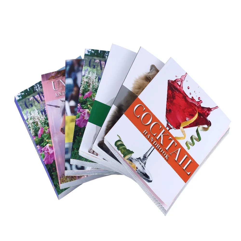 Cheap customized perfect binding books printing service China paperback printing factory