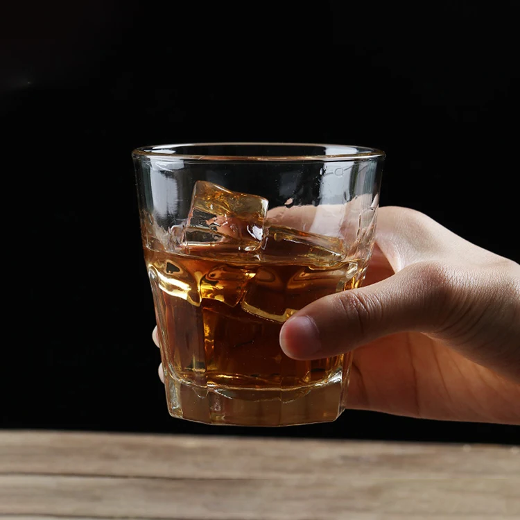 9.0 oz /266 ml lead-free transparent glass for wholesale