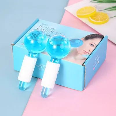 massage product Internet explosion Ball beauty routine pink blue ice hockey face Ice beauty crystal ball
