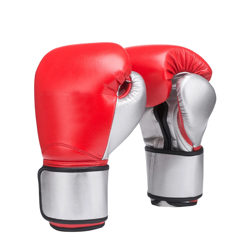  Высококачественные тренировочные прочные кожаные перчатки для кикбоксинга тренажерного зала бокса фитнеса