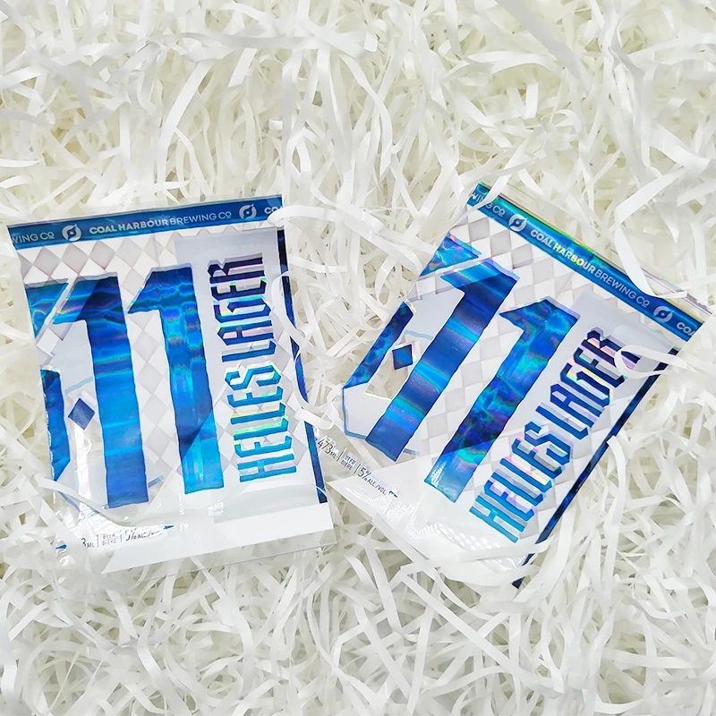 shrink sleeve with hologram heat seal plastic water bottle sleeves steam heat wrap sleeve beer shrink label