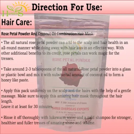 GMP Certified Rose Petal Powder