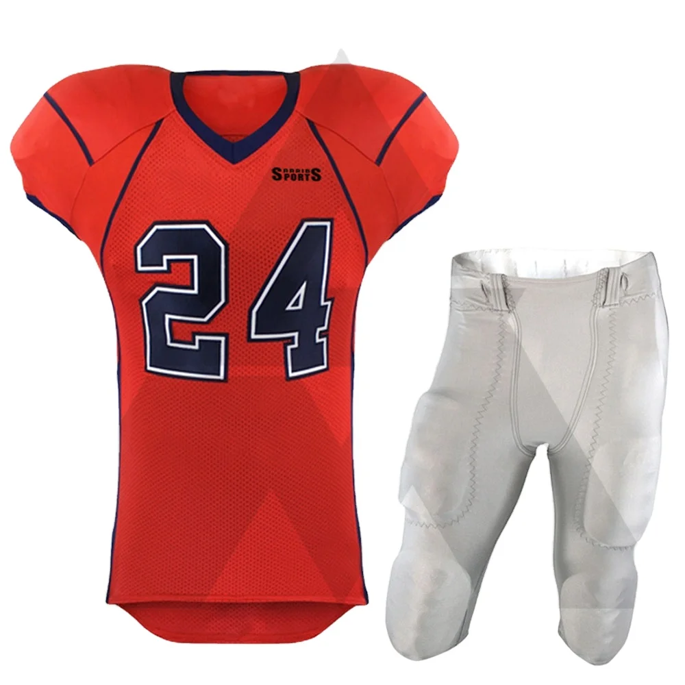 
Снасти саржевая Американская Футбольная форма Джерси и брюки 