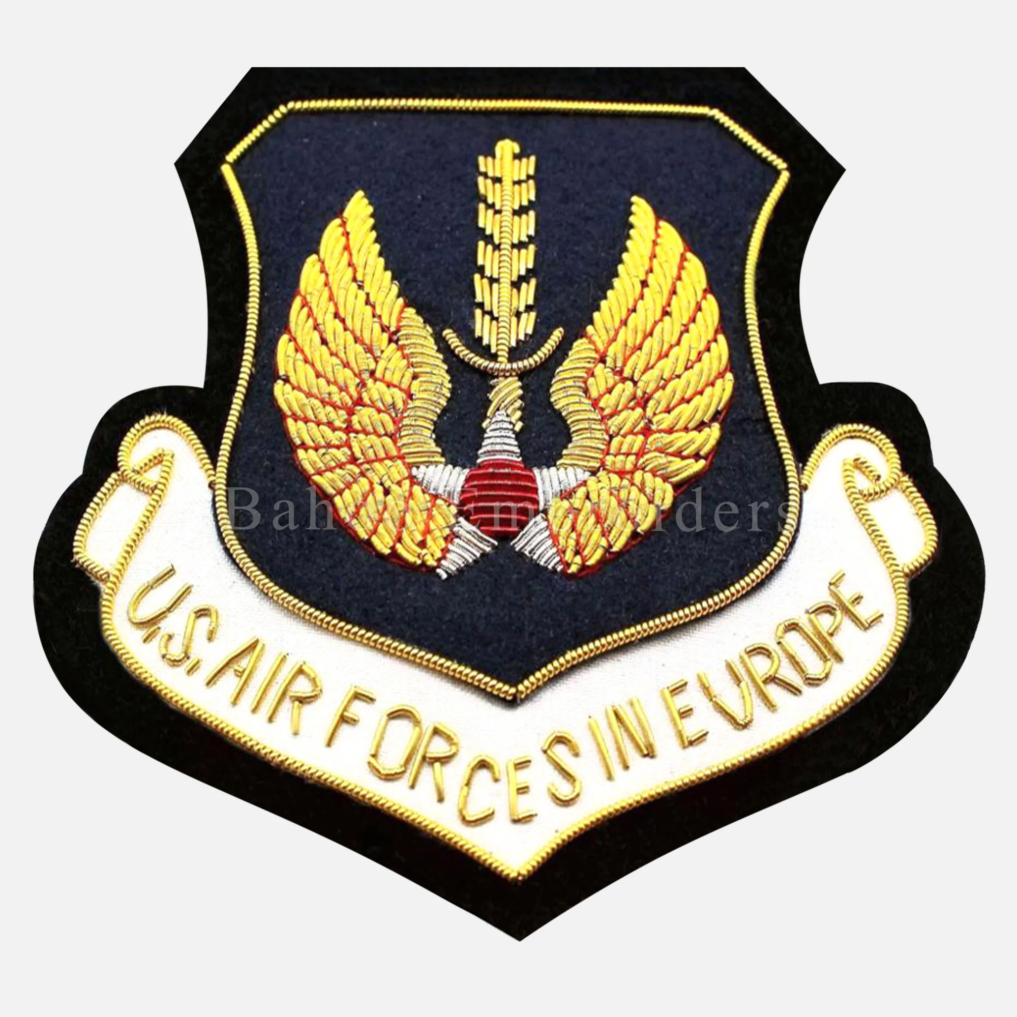 Значок военно-воздушных сил с ручной вышивкой