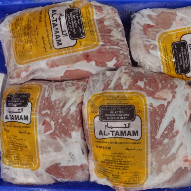 Frozen Boneless Buffalo - Rump Steak from Indian Halal Frozen Boneless Buffalo Meat in cheap Price Direct from factory