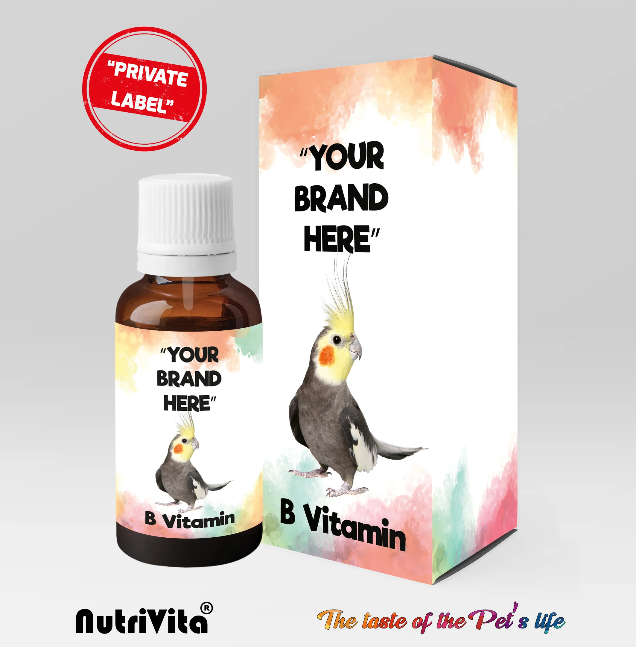 High Quality NutriVita Rodent Vit Private Label Feed Premix (12 PCS) Wholesale Bird Health Care & Supplements