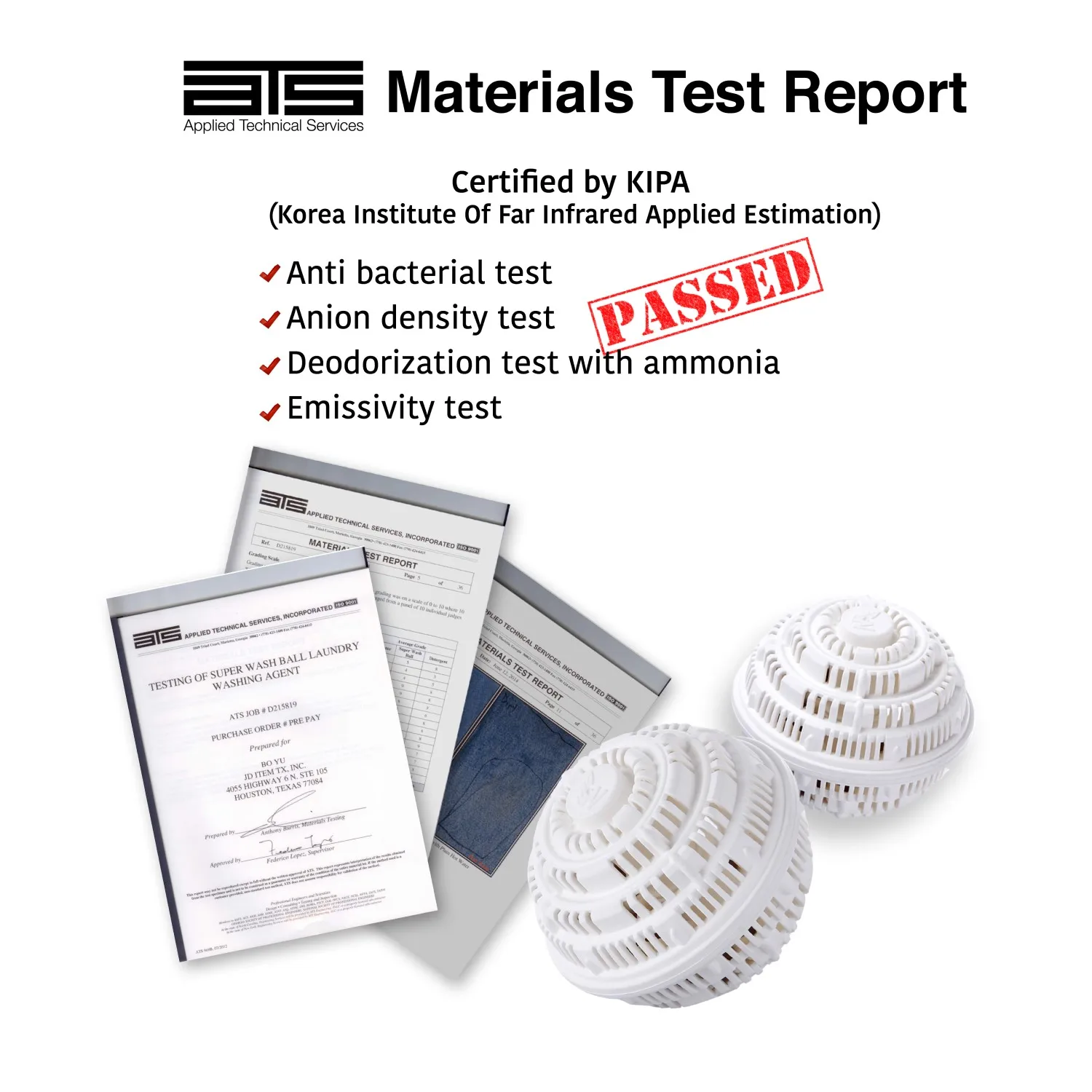 Eco-friendly made globe type of Eco Hi-Ball power clean washing ball