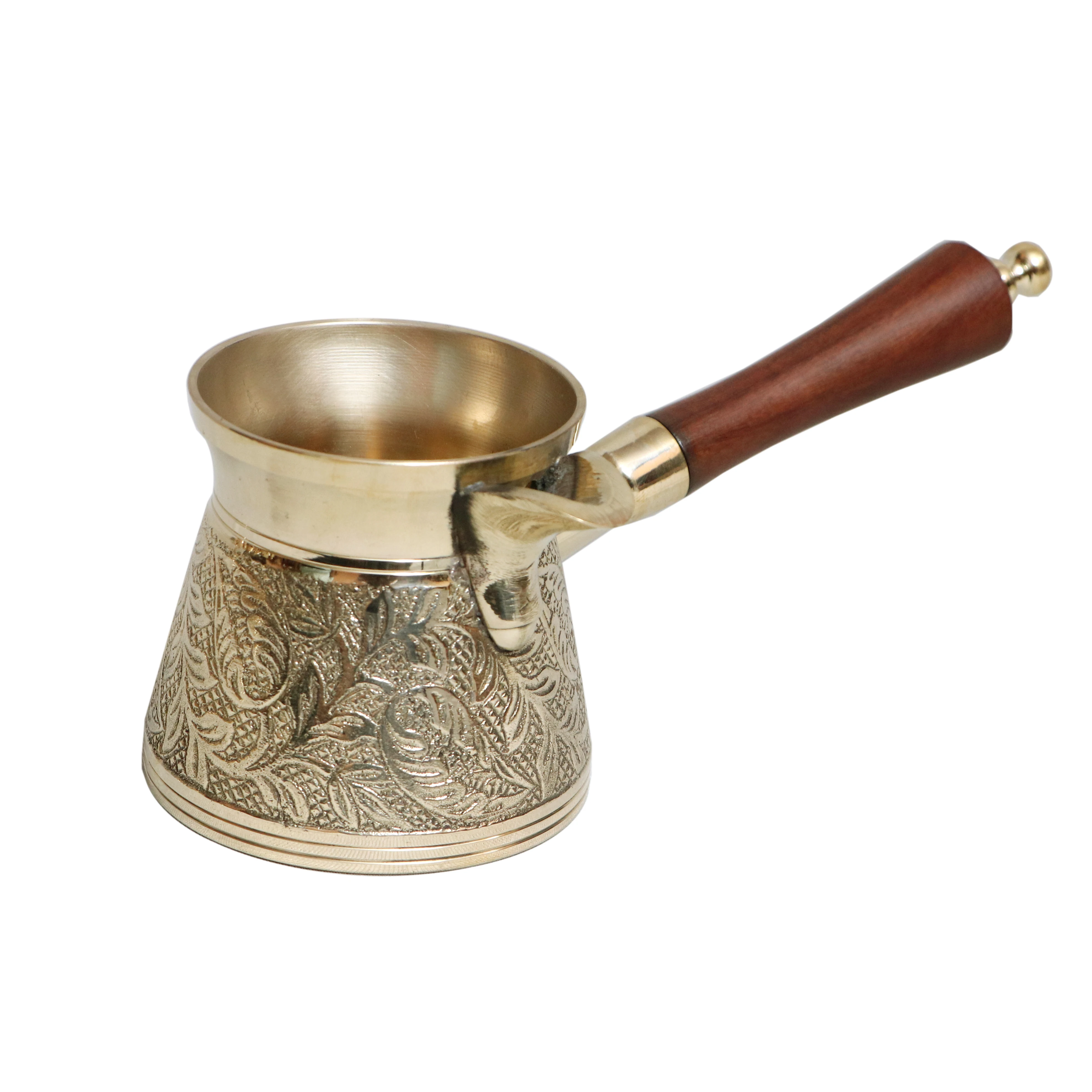 New Designs Arabic Greek Vintage Gift Sets Turkish Coffee Pot Luxury Home Decor Handicraft Wooden handle Tea Coffee Set Kettle