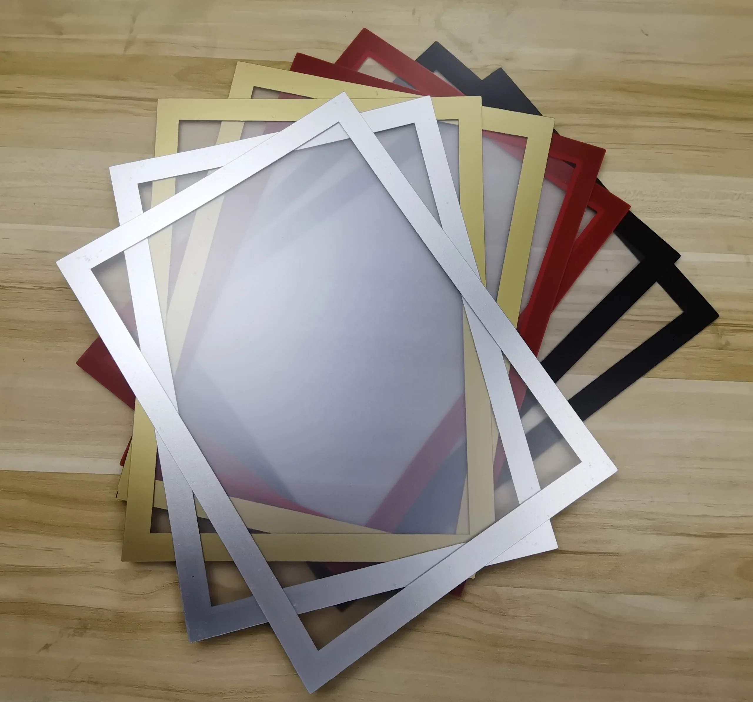 
A4 colorful magnetic window document holder,Poster display Frame made of Durable PVC with 3M tape laminated strong magnet 