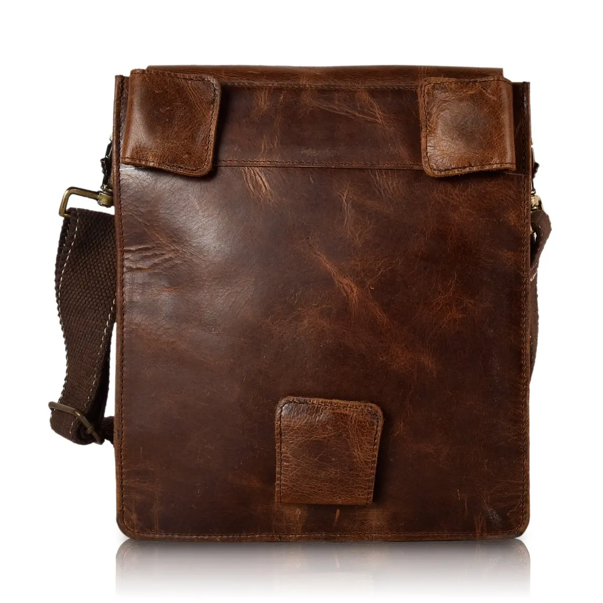 Сумка для мотоцикла из натуральной коровьей кожи с магнитным креплением упакованная в картонные коробки