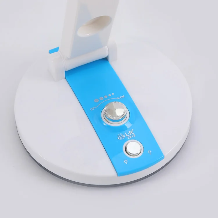 Wholesale Blue LR-2018 Soft Light Student Desktop Silent Dormitory Telescopic Electric Standing Table Fans Air Coolers