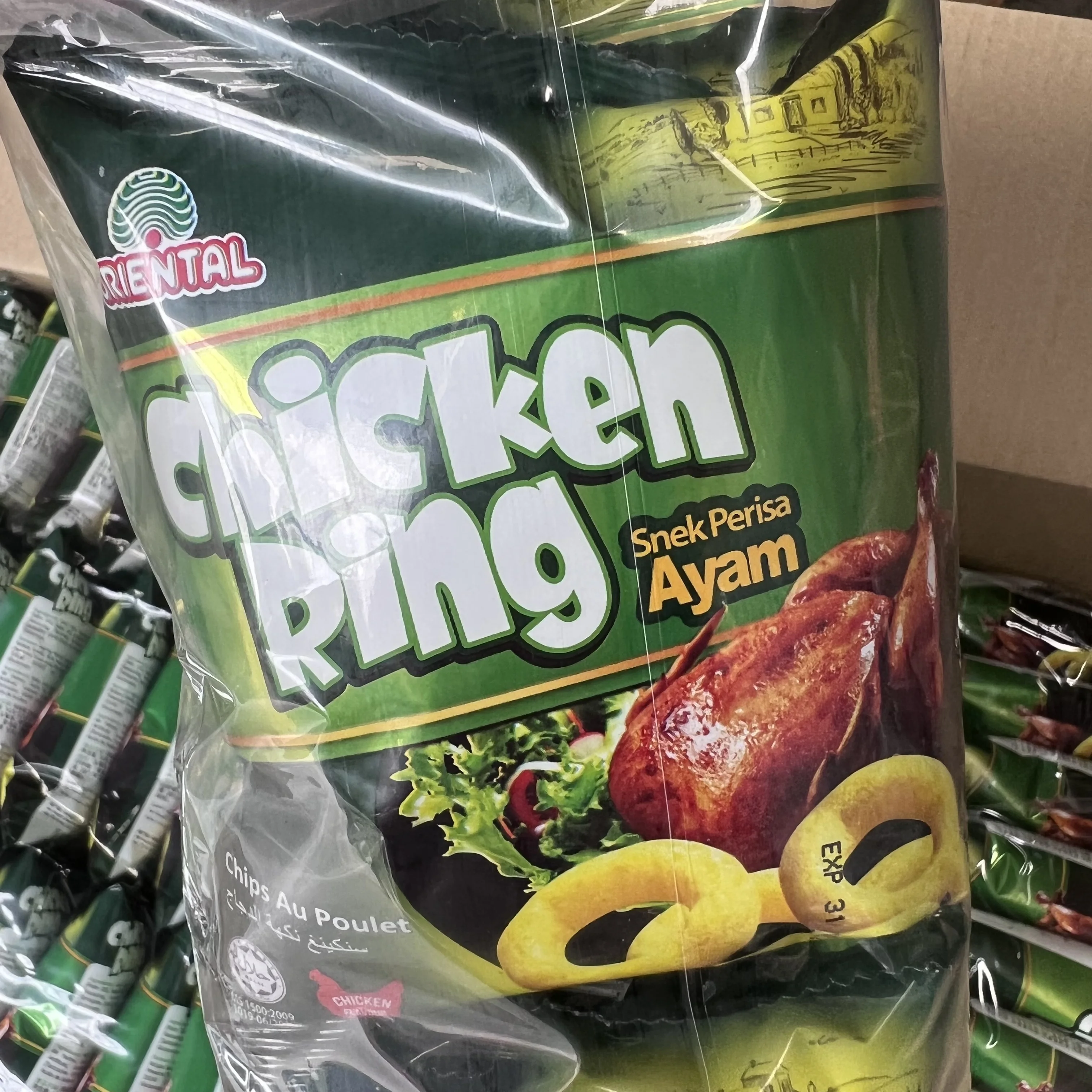 Восточная куриная круглая закуска упаковочная сумка 14 г