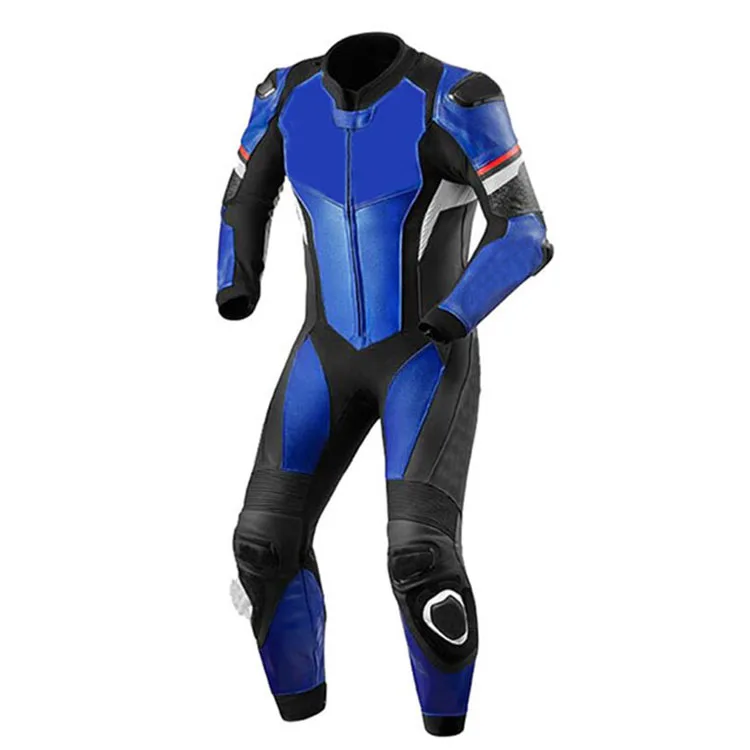 Moto gp racing suit motorbike racing suit protective in leather breathable sports wears with custom logo one piece suit