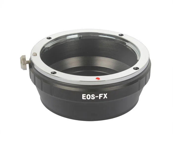 
OEM Aluminum And Brass Adjustable Lens Mount Adapter For EOS-FX With Silver Aperture, For Canon EOS Lenses For Fujifilm X-moun 
