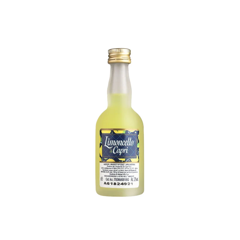 Hight Quality LIMONCELLO DI CAPRI liqueur 5 cl for export