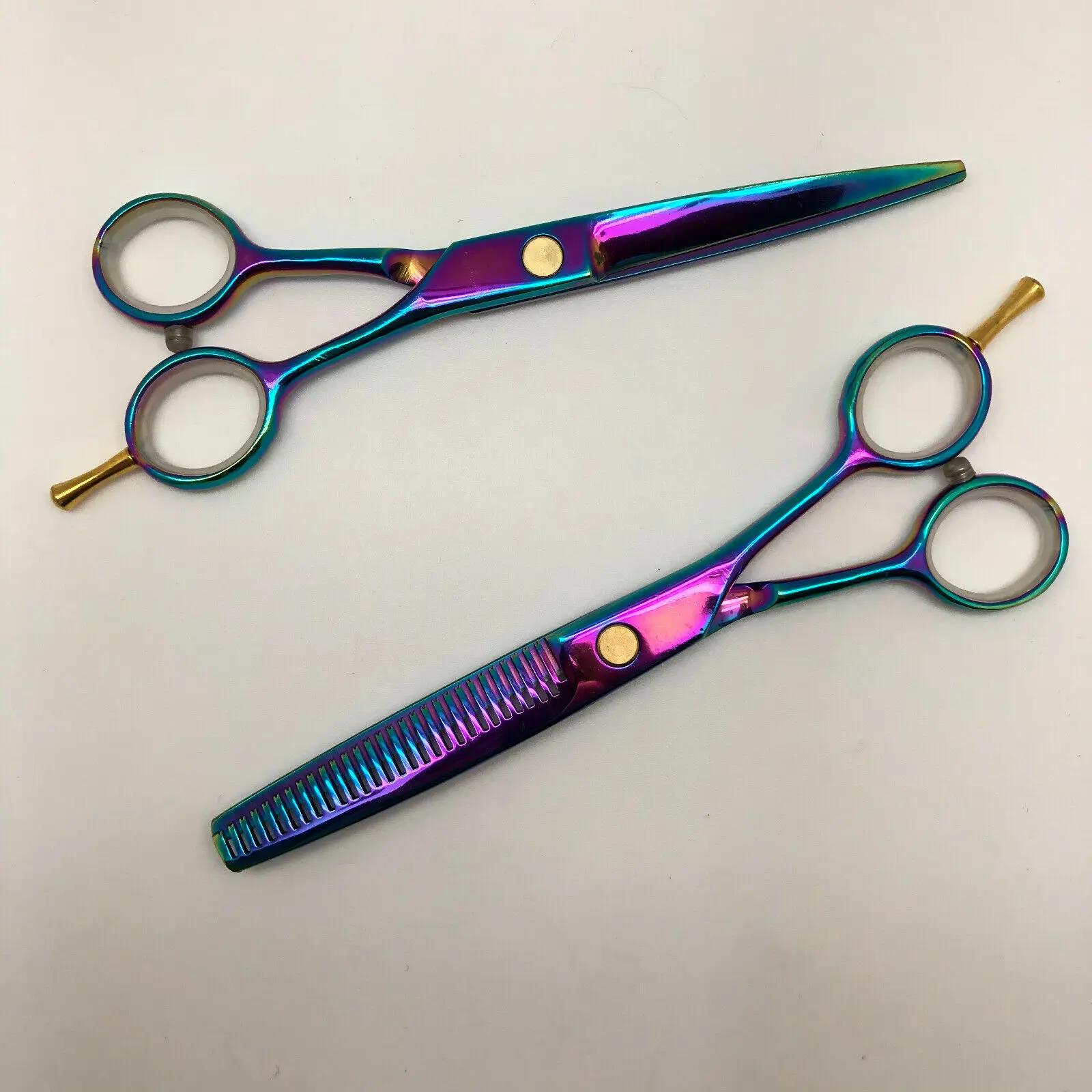 
BARBER SCISSORS PROFESSIONAL SALON HAIR CUTTING & THINNING SCISSORS SHEARS HAIRDRESSING 