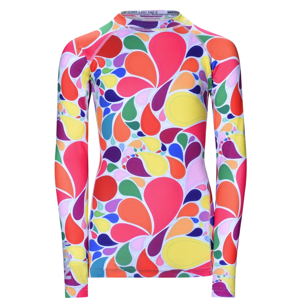 Professional Long sleeve women swimming T shirt rash guards shirt lady rashguards swimwear