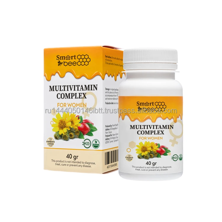 Multivitamin Complex for Women for rejuvenation and improvement female body, multi vitamin supplement