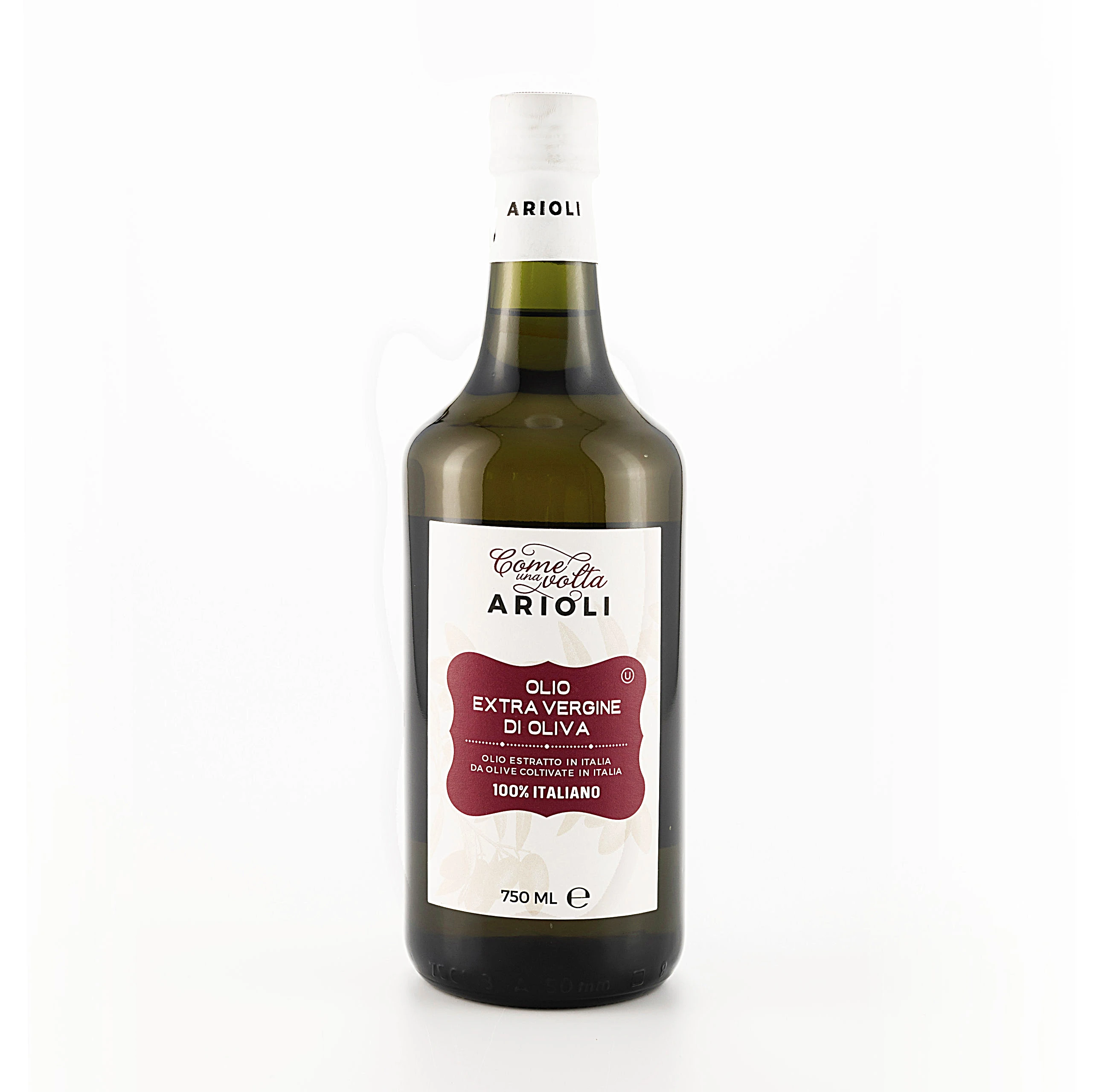 Finest grade Olive Oil Extra Virgin 100% Made in Italy ARIOLI COME UNA VOLTA 750ml. for Restaurants