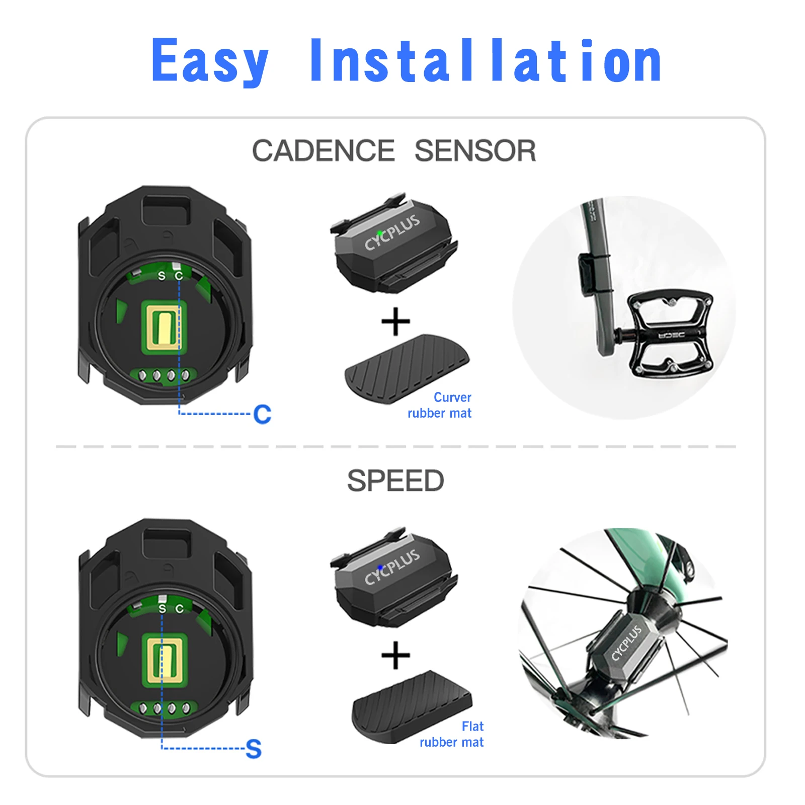 CYCPLUS waterproof speed sensor wheel bicycle cadence sensor