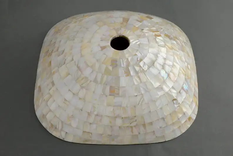 Excellent Quality Handcrafted Multicolour Mother OF Pearl Wash Basin Sink for hotel Room and Bathroom at Wholesale price