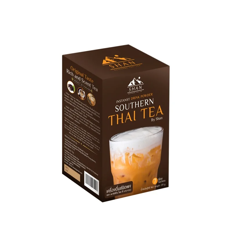
High Grade Southern Blended Thai Milk Tea In Sachet Packaging With 2 Years Shelf Life 
