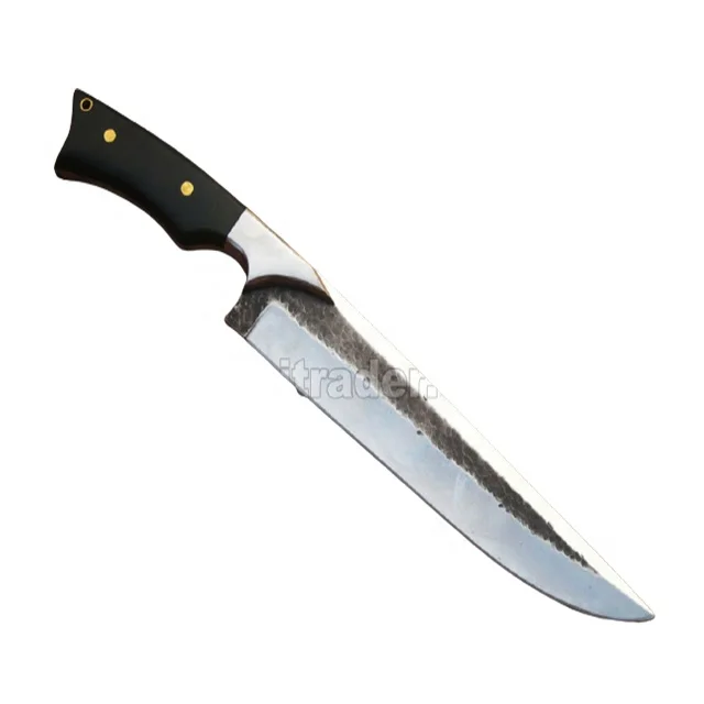 Профессиональные Кухонные Ножи ручной работы из углеродистой стали кованые ножи с фиксированным лезвием на заказ шеф-повар материал ручки лист микрокарты 10