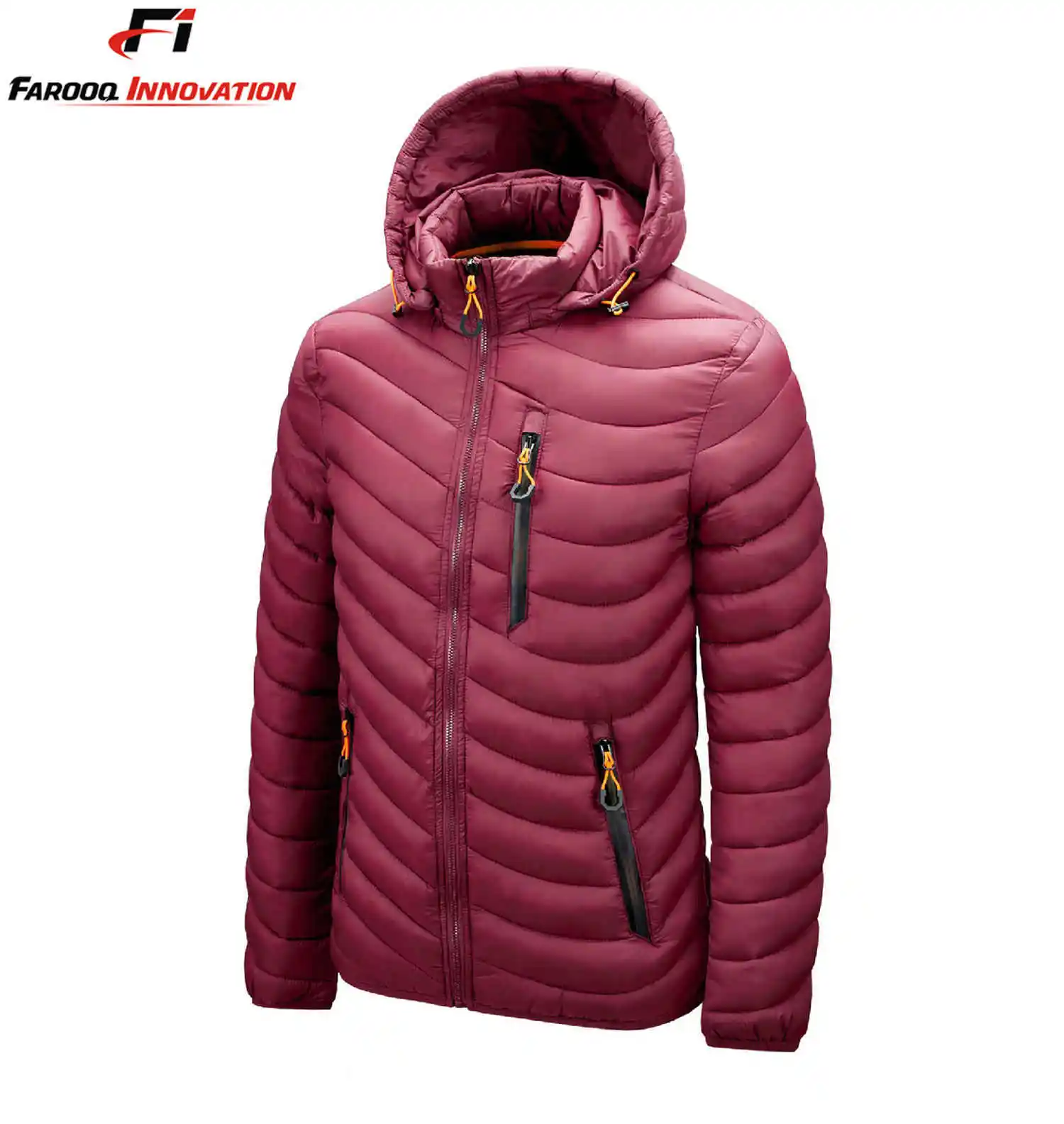  Брендовая зимняя теплая водонепроницаемая мужская куртка-пуховик новинка 2021 осенняя плотная Мужская модная повседневная приталенная куртка с капюшоном.