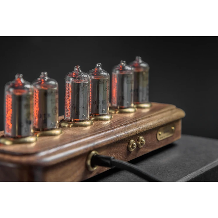  Высокое качество вручную изготовлены газоразрядный индикатор часы 