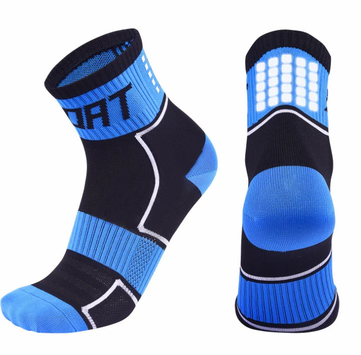 OEM crew men tube Customize knitted embroidered design made custom logo cotton sport athletic Cycling socks