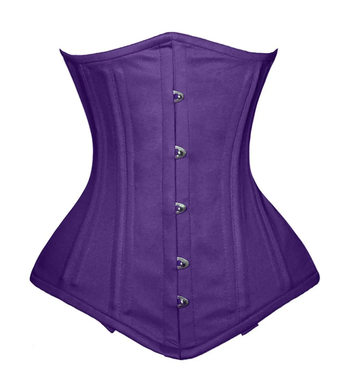 COSH CORSET Baby Pink Cotton Under Bust Double Steel Boned Waist Training Extreme Curvy Size Adjustable belt Fashion Corset