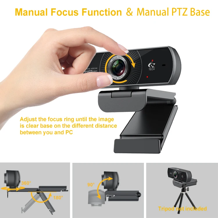 Горячая Распродажа amazon usb full hd 1080p 60fps веб-камера hd веб-камера для компьютера