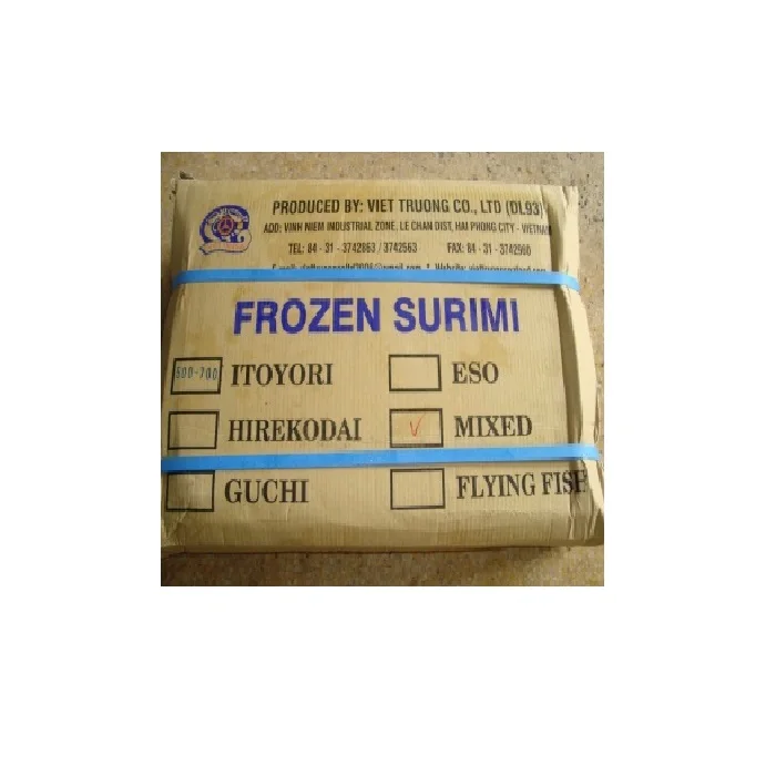 
HACCP HALAL Certification 24 Months Shell Life Wholesale Frozen Surimi from Vietnam 