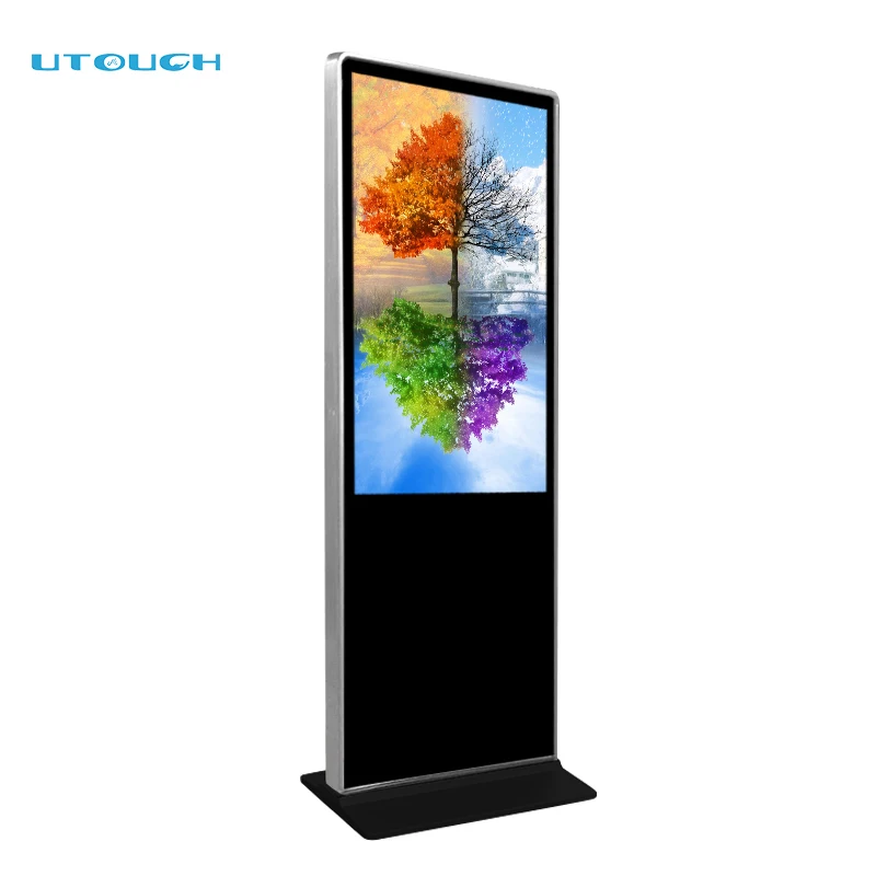 Hot sale advertising totem display 49 inch wifi android media player built in