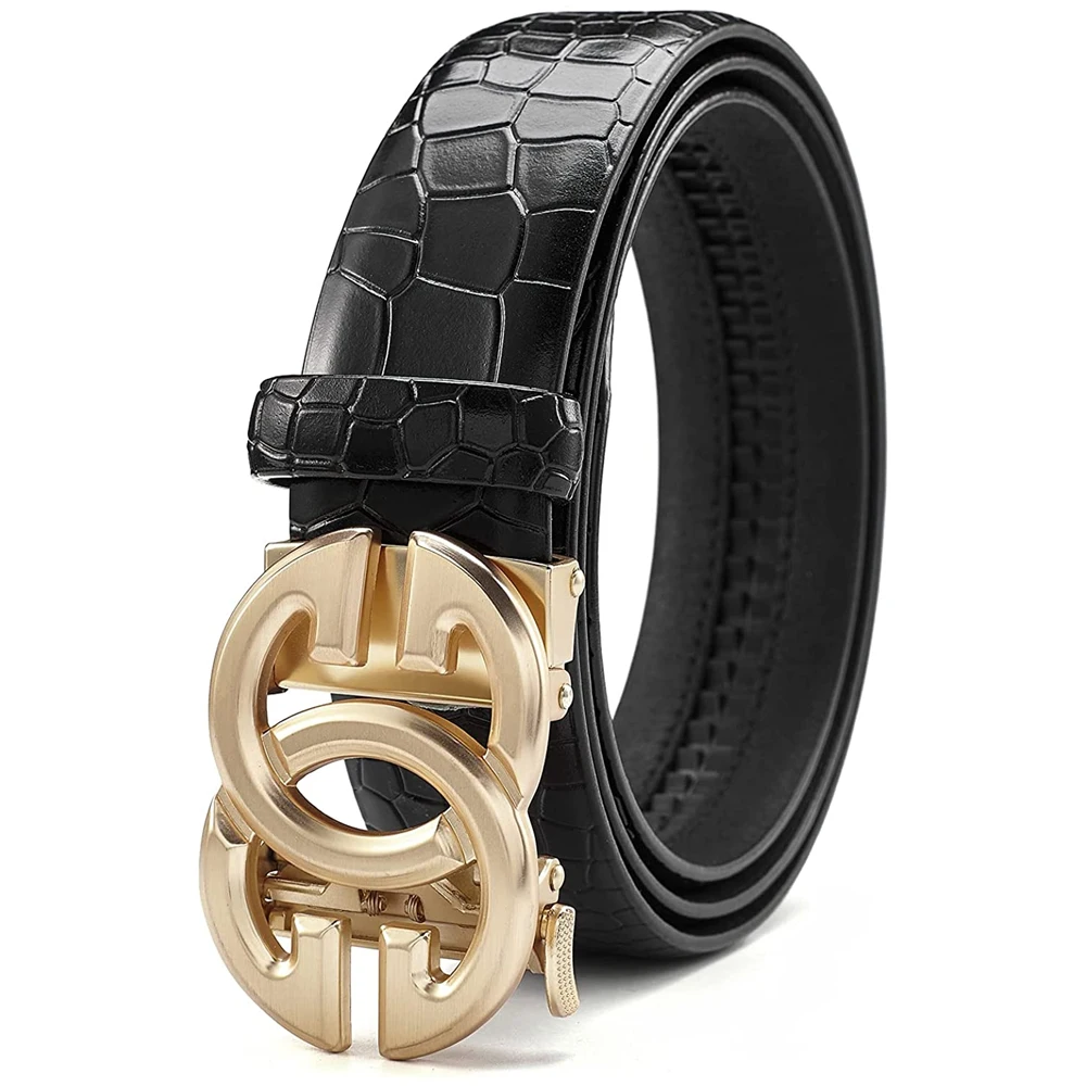 Wholesale Latest Fashion Custom Color Cow Leather Metal Pin Buckle Designer Belts For Men