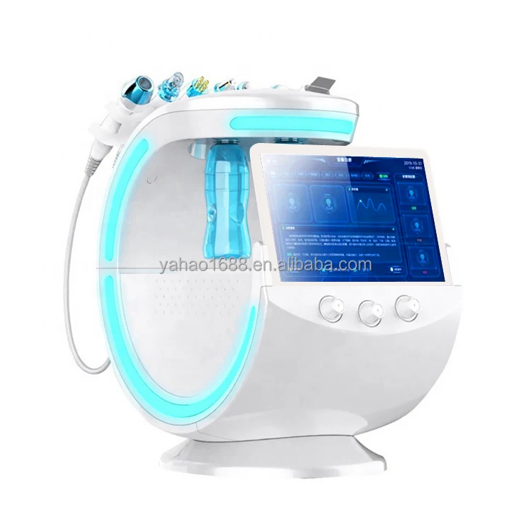 7 in 1 Smart Skin Analyzer Oxygen Water Peeling Hydro Facial Microdermabrasion Machine