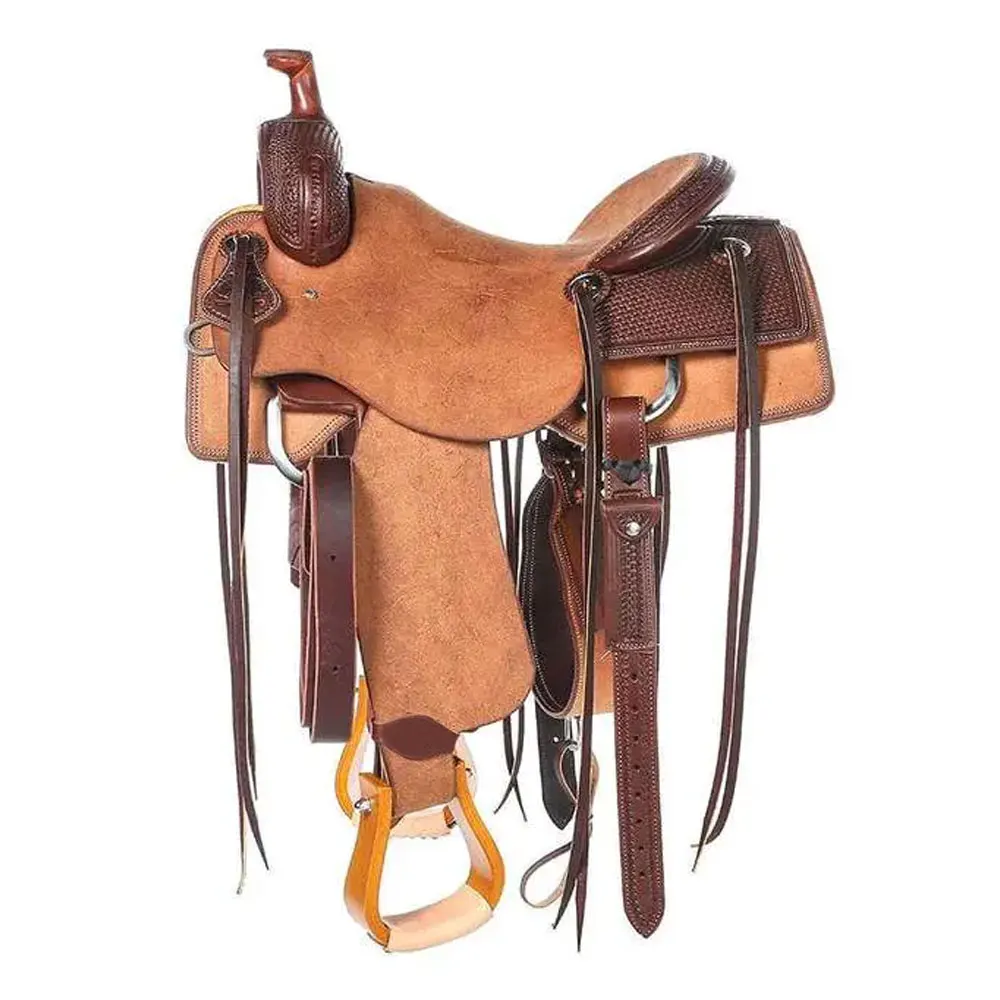 
Horse trail saddle 2021 Custom WESTERN TRAIL HORSE Brown LEATHER Saddle 