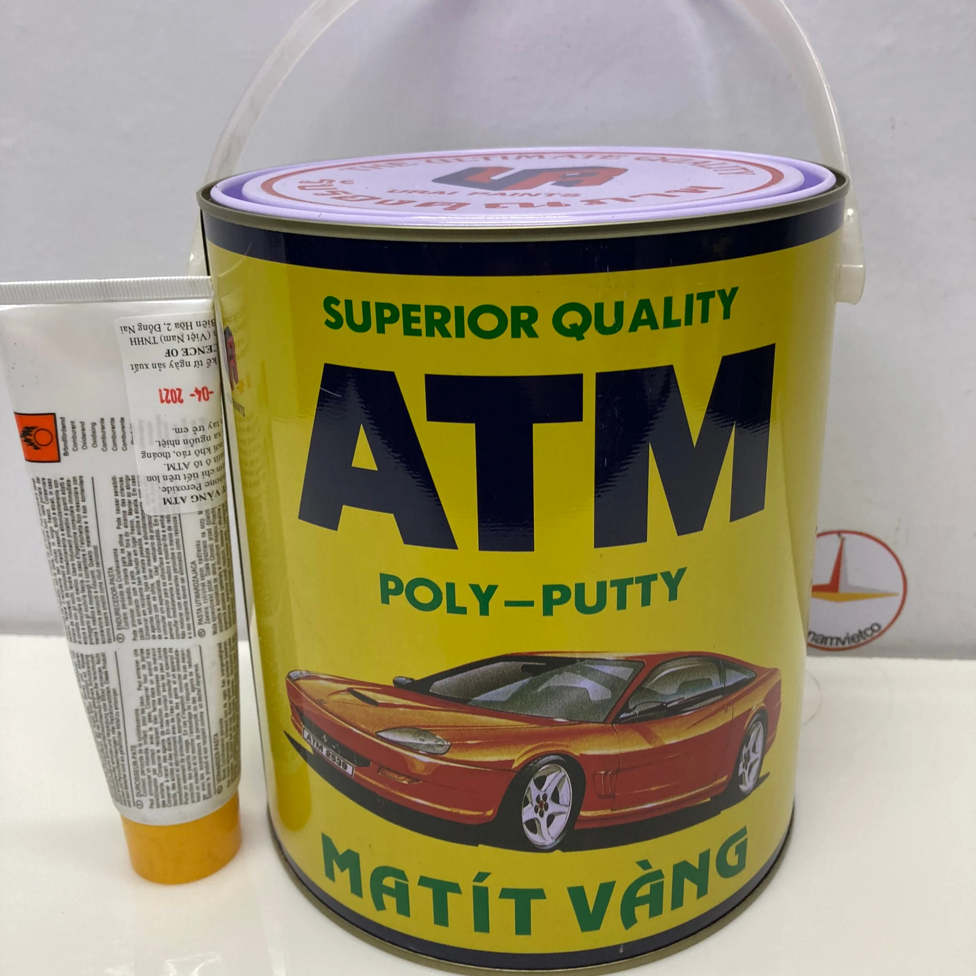 
Yellow 100% Polyester Resin and Hardenner Poly Puty 
