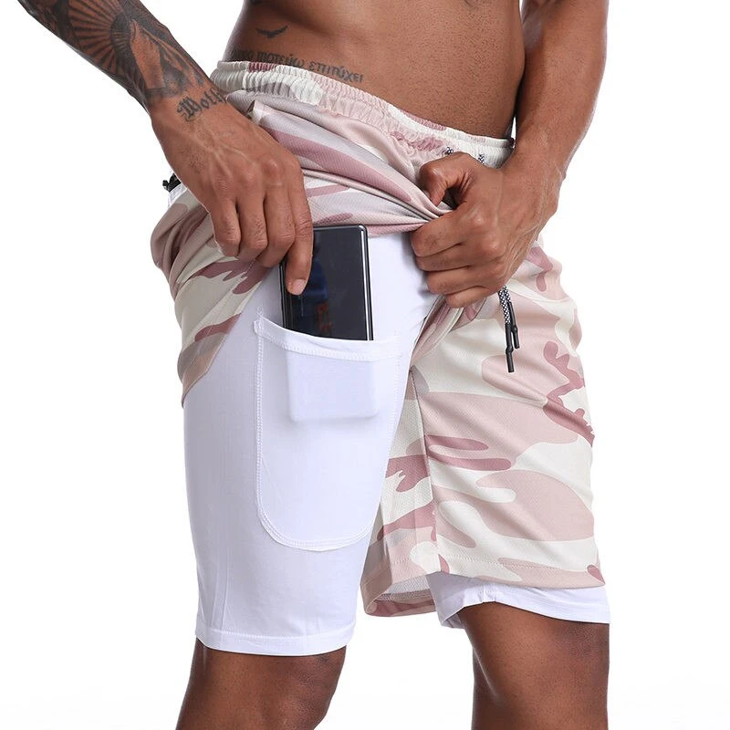 Active Gym Shorts Mens Shorts Grey Hot New Casual Print Customize OEM Spandex Anti Technics Logo Layer Style Time Lead Fabric