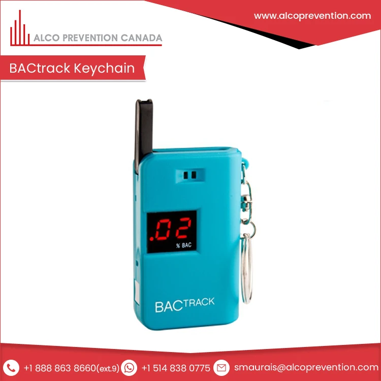 Leaders In Outstanding Reliability Small Size BAC Track Keychain Breathalyzer