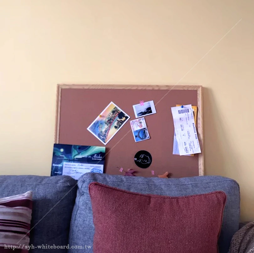 
Classy Imitated Wooden Frame Memo Pin Board Cork Board Bulletin Board Wall Decor 