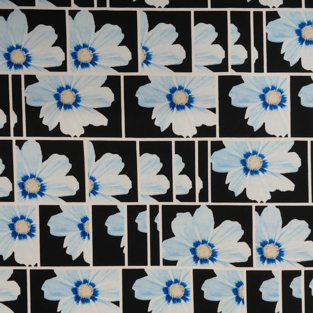 Сделано в Корее, полиэстер, спандекс, функциональная трикотажная ткань с принтом для платья