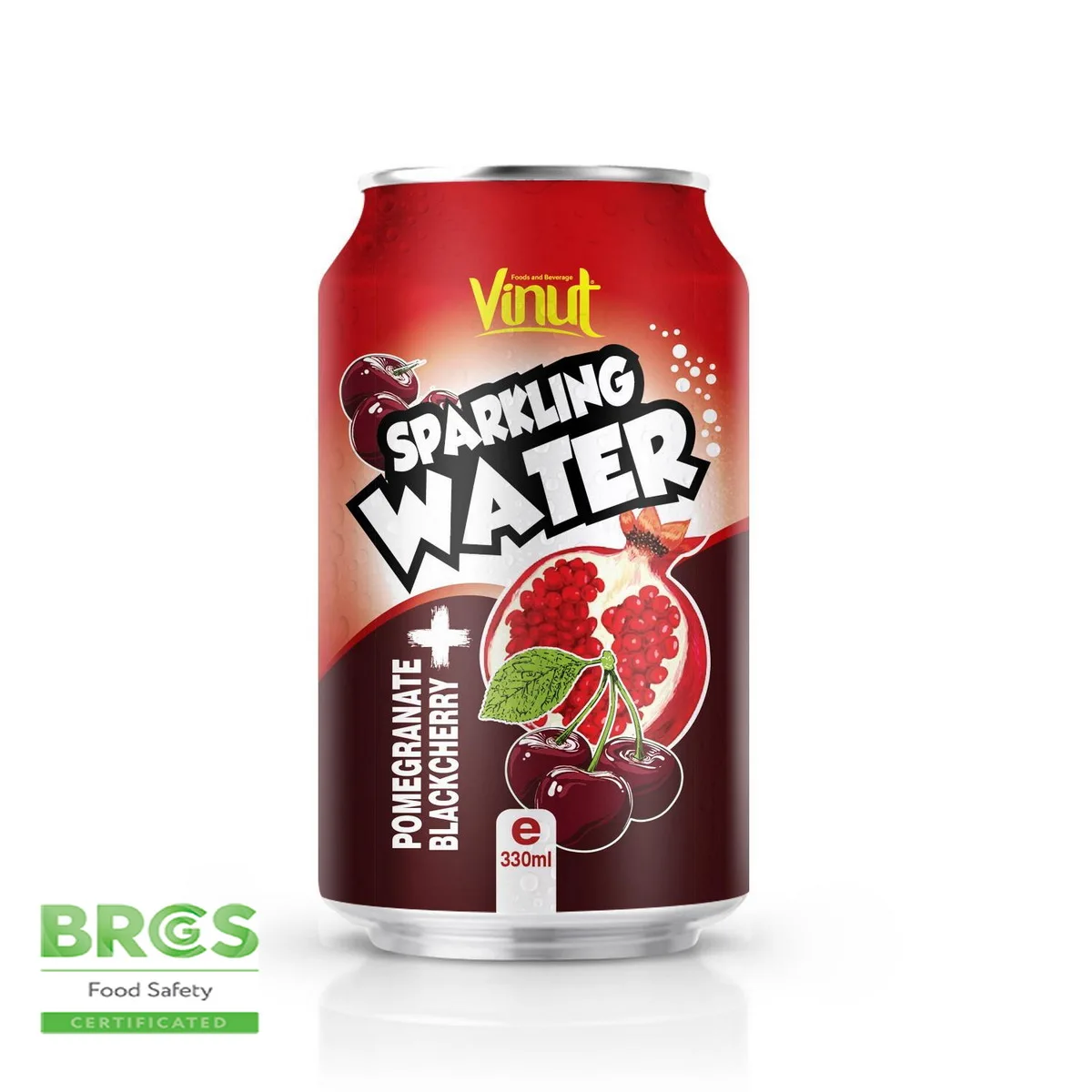 330ml VINUT Pomegranate Blueberry Sparkling water