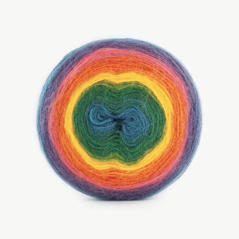 Manas Wholesale Pastel Amazing Wool Acrylic Yarn Cake Yarn For Knitting And Crochet