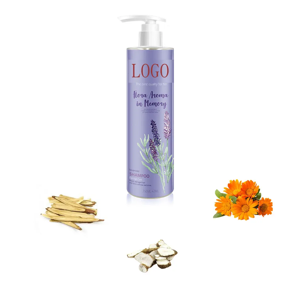 OEM ODM Skin Moisturize Vegan Herbal Hair Shampoo with lavandor smell