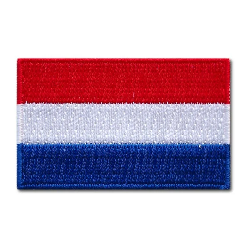 Best design Custom cheap souvenir iron on country flag embroidery patch